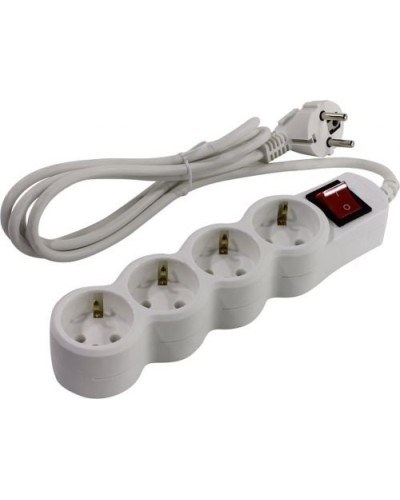 SP4W-150. Сетевой фильтр 4 розетки, 5м, белый. 5bites в Перми