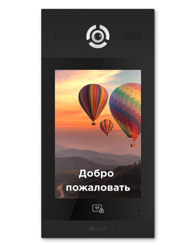 AA-14FB BLACK. Вызывная панель подъездного IP-домофона. BAS-IP в Перми
