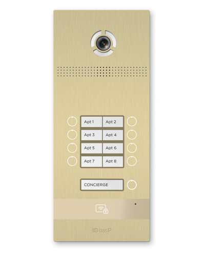 BI-08FB GOLD. Вызывная панель IP-домофона. BAS-IP в Перми
