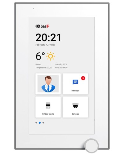 AZ-07L WHITE. Монитор IP-видеодомофона цветной. BAS-IP в Перми