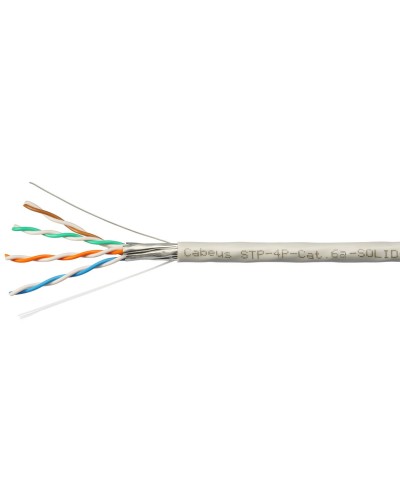 STP-4P-Cat.6a-SOLID-IN-PVC (7196c). Кабель «витая пара» (LAN) для структурированных систем связи. CABEUS в Перми