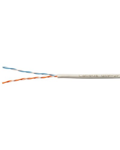 UTP-2P-Cat.5e-SOLID-LSZH-GY-LIGHT-100 (11079c-5). Кабель «витая пара» (LAN) для структурированных систем связи. CABEUS в Перми