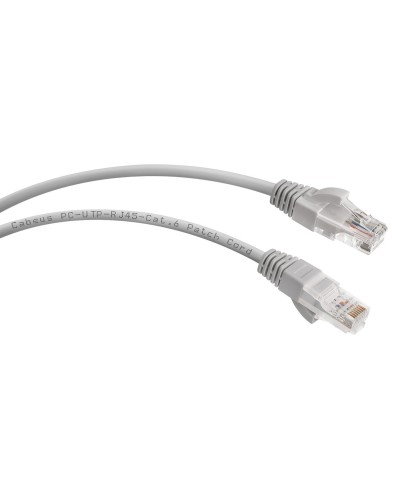 PC-UTP-RJ45-Cat.6-1.5m (7273c), серый. Патч-корд медный. CABEUS в Перми