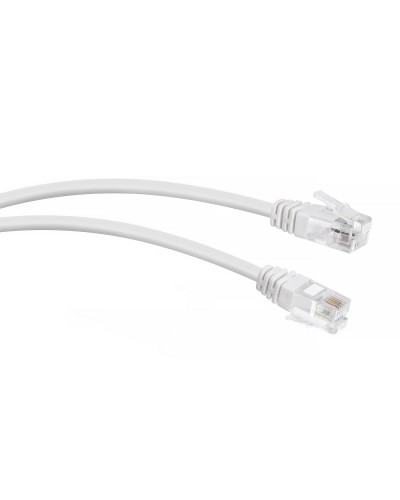 PC-TEL-RJ12-10m (7892c), белый. Патч-корд медный. CABEUS в Перми