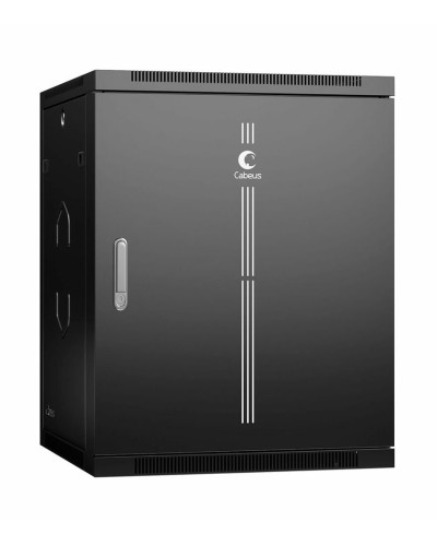 SH-05F-15U60/60m-R-BK (10746c). Шкаф телекоммуникационный 19 настенный 15U. CABEUS в Перми