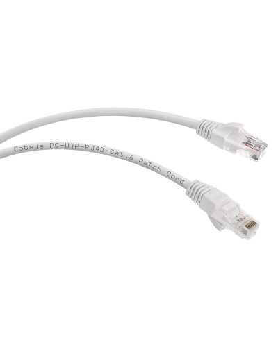 PC-UTP-RJ45-Cat.6-0.5m-WH (8669c), белый. Патч-корд медный. CABEUS в Перми