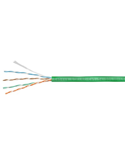 UTP-4P-Cat.5e-SOLID-LSZH-GN (9779c). Кабель «витая пара» (LAN) для структурированных систем связи. CABEUS в Перми