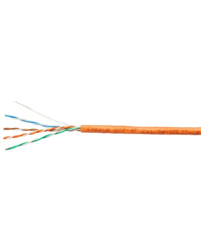 UTP-4P-Cat.5e-SOLID-OR-100 (7253c-5). Кабель «витая пара» (LAN) для структурированных систем связи. CABEUS в Перми