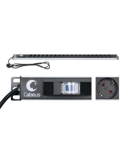 PDU-16-20S-B (9551c). Блок розеток. CABEUS в Перми
