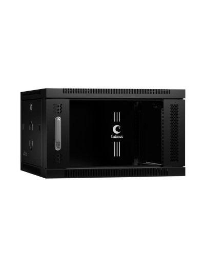 SH-05F-6U60/45-BK (8598c). Шкаф телекоммуникационный 19 настенный 6U. CABEUS в Перми