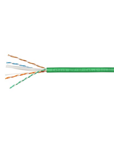 UTP-4P-Cat.6-SOLID-LSLTx-GN (11139c). Кабель «витая пара» (LAN) для структурированных систем связи. CABEUS в Перми