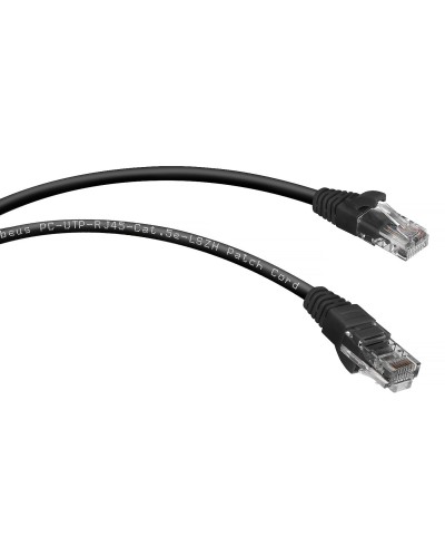 PC-UTP-RJ45-Cat.5e-2m-BK-LSZH (9539c), чёрный. Патч-корд медный. CABEUS в Перми
