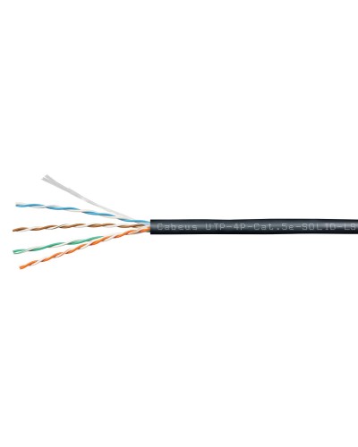UTP-4P-Cat.5e-SOLID-LSZH-BK (9781c). Кабель «витая пара» (LAN) для структурированных систем связи. CABEUS в Перми