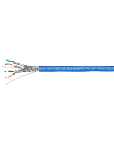 SSTP-4P-Cat.8-SOLID-IN-LSZH-BL-100 (7750c-1). Кабель «витая пара» (LAN) для структурированных систем связи. CABEUS в Перми