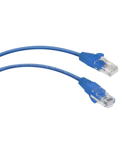 PC-UTP-RJ45-Cat.5e-0.15m-BL-LSZH (9526c), синий. Патч-корд медный. CABEUS в Перми