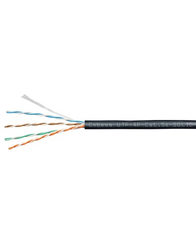 UTP-4P-Cat.6-SOLID-OUT-LSZH-UV-100 (9641c-5). Кабель «витая пара» (LAN) для структурированных систем связи. CABEUS в Перми