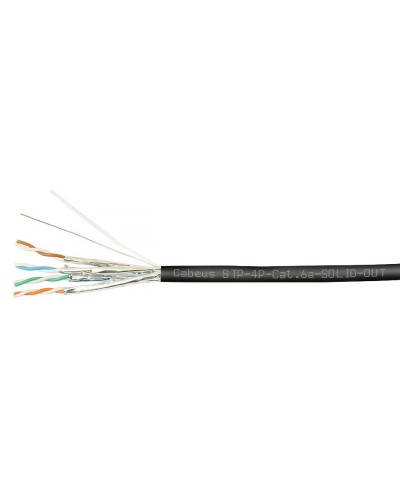 STP-4P-Cat.6a-SOLID-OUT-LSZH-UV (7198c). Кабель «витая пара» (LAN) для структурированных систем связи. CABEUS в Перми