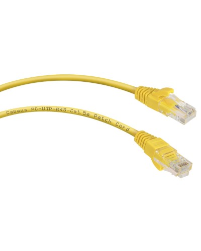 PC-UTP-RJ45-Cat.6-0.5m-YL (8704c), желтый. Патч-корд медный. CABEUS в Перми