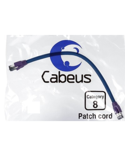 PC-SSTP-RJ45-Cat.8-3m-LSZH (9704c), серый. Патч-корд медный. CABEUS в Перми