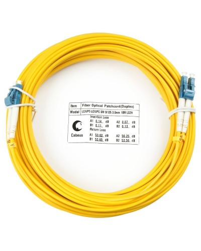 FOP(d)-9-LC-LC-1,5m (7514c). Патч-корд оптический. CABEUS в Перми