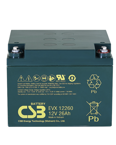 CSB EVX 12260. Аккумулятор герметичный свинцово-кислотный. CSB в Перми