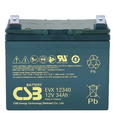 CSB EVX 12340. Аккумулятор герметичный свинцово-кислотный. CSB