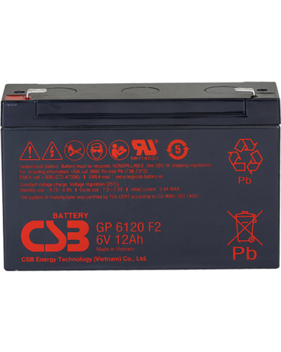 CSB GP 6120. Аккумулятор герметичный свинцово-кислотный. CSB в Перми