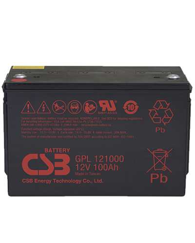 CSB GPL 121000. Аккумулятор герметичный свинцово-кислотный. CSB в Перми