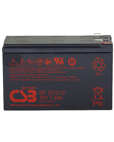CSB GP 1272 F2. Аккумулятор герметичный свинцово-кислотный. CSB в Перми