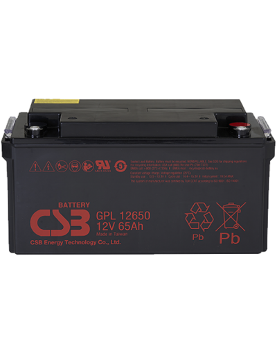 CSB GPL 12650. Аккумулятор герметичный свинцово-кислотный. CSB в Перми
