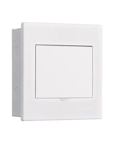 Корпус ЩРВ-М 6 модулей IP41 встраиваемый белая дверь (31101DEK). Корпус пластиковый. DEKraft в Перми