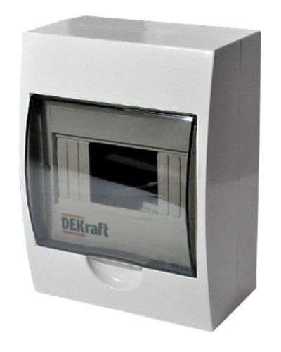 ЩРН-П-6 IP41 настенный (31009DEK). Щиток модульный с прозрачной дверцей. DEKraft в Перми