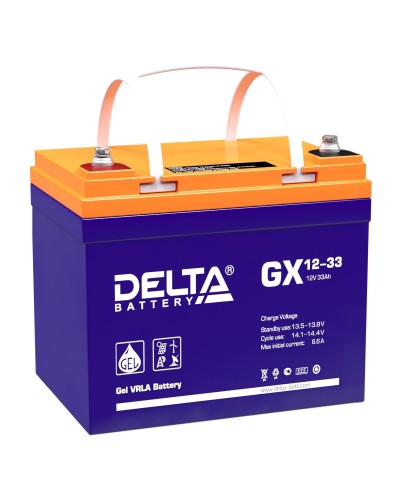 Delta GX 12-33. Аккумулятор герметичный свинцово-кислотный. Delta в Перми