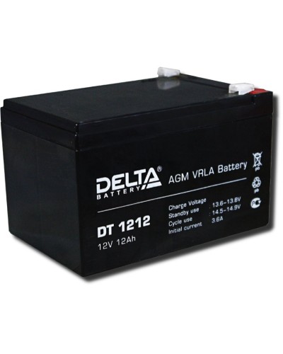Delta DT 1212. Аккумулятор герметичный свинцово-кислотный. Delta в Перми