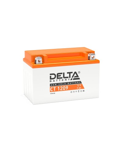 Delta CT 1209. Аккумулятор герметичный свинцово-кислотный стартерный. Delta в Перми