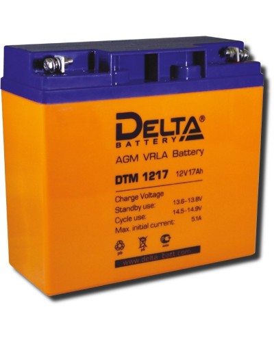 Delta DTM 1217. Аккумулятор герметичный свинцово-кислотный. Delta в Перми