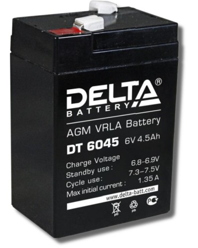 Delta DT 6045. Аккумулятор герметичный свинцово-кислотный. Delta в Перми