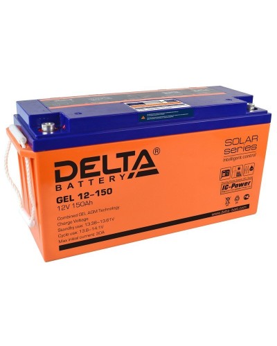 Delta GEL 12-150. Аккумулятор герметичный свинцово-кислотный. Delta в Перми
