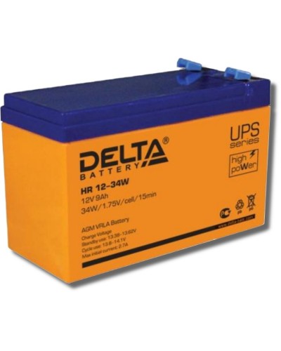 Delta HR 12-34 W. Аккумулятор герметичный свинцово-кислотный. Delta в Перми