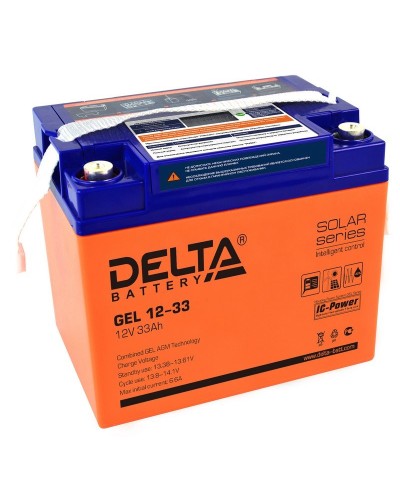 Delta GEL 12-33. Аккумулятор герметичный свинцово-кислотный. Delta в Перми