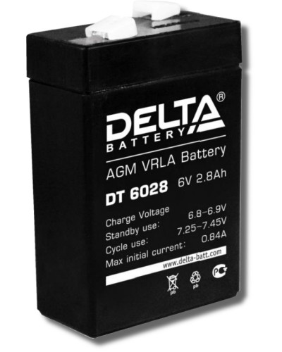 Delta DT 6028. Аккумулятор герметичный свинцово-кислотный. Delta в Перми