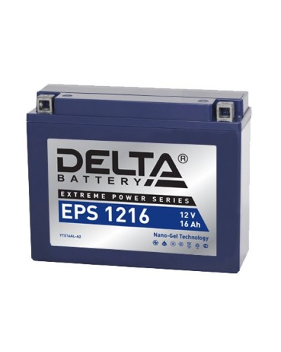 Delta EPS 1216. Аккумулятор герметичный свинцово-кислотный стартерный. Delta в Перми