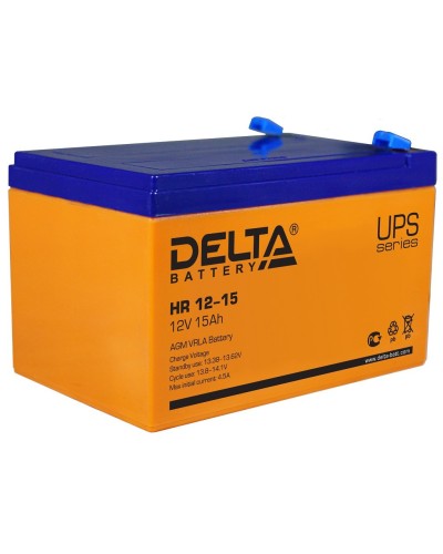 Delta HR 12-15. Аккумулятор герметичный свинцово-кислотный. Delta в Перми