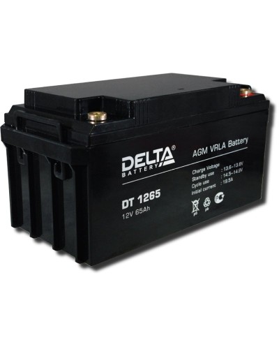 Delta DT 1265. Аккумулятор герметичный свинцово-кислотный. Delta в Перми
