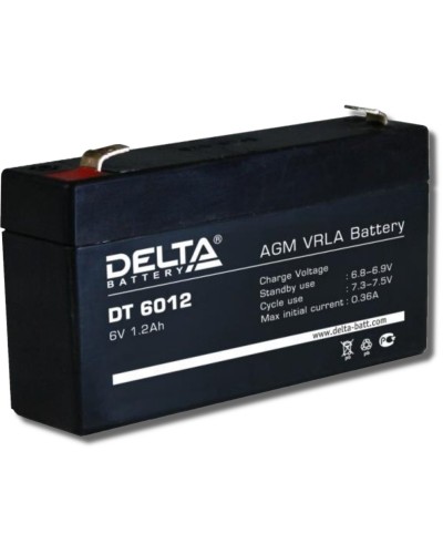 Delta DT 6012. Аккумулятор герметичный свинцово-кислотный. Delta в Перми
