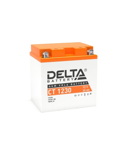 Delta CT 1230. Аккумулятор герметичный свинцово-кислотный стартерный. Delta в Перми