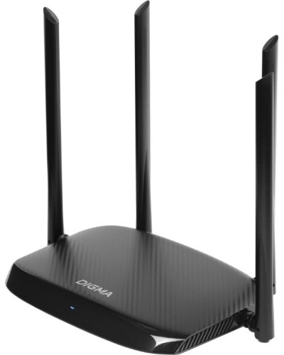 DWR-AC1202 AC1200 10/100/1000BASE-TX черный. Роутер беспроводной. Digma в Перми