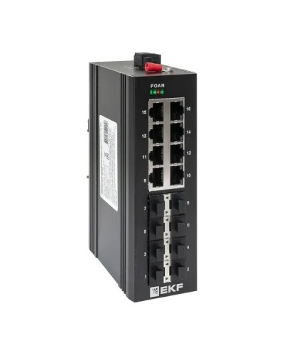 TSX-U-8GX/SFP-8GT. Промышленный неуправляемый коммутатор. EKF в Перми