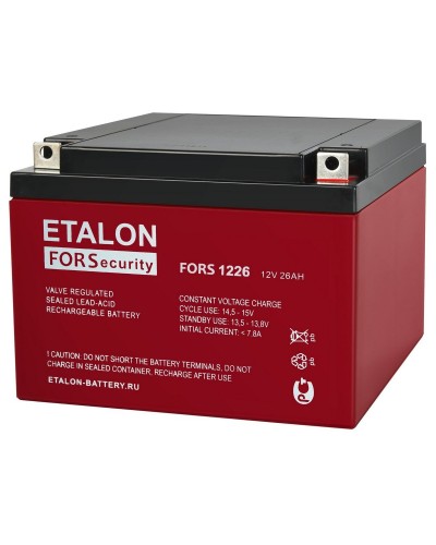 ETALON FORS 1226. Аккумулятор герметичный свинцово-кислотный. ETALON в Перми