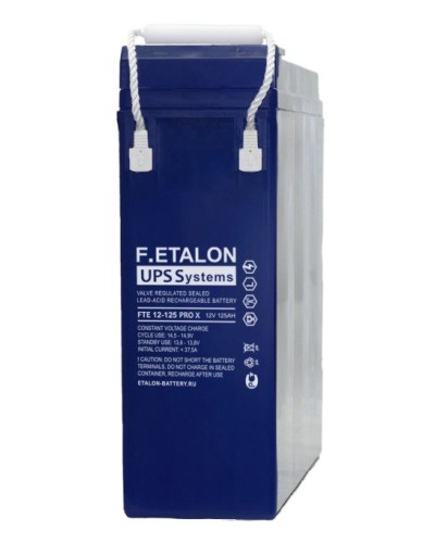 F.ETALON FTE 12-125 PRO X. Аккумулятор герметичный свинцово-кислотный. ETALON в Перми